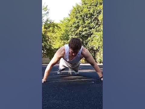 Широкие отжимания на грудные мышцы - YouTube
