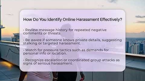 How Do You Identify Online Harassment Effectively? - Everyday-Networking