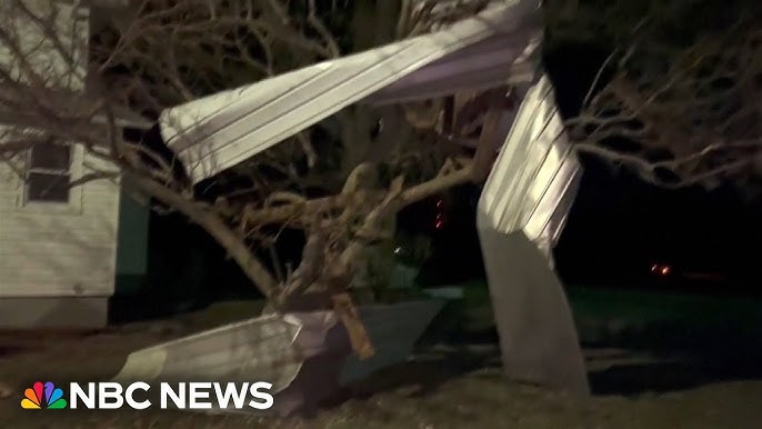 Video Shows Funnel Cloud Large Hail And Damage As Severe Weather Strikes The Midwest