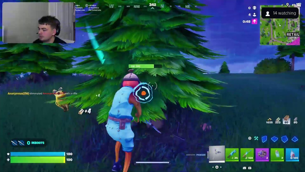 Fortnite with viewers