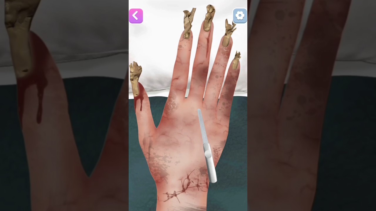 (ASMR) Nail cleaning 🧼 