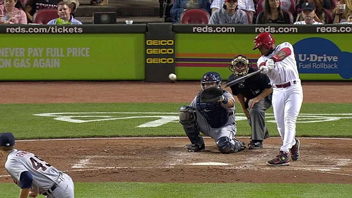 DET@CIN: Bourgeois breaks up Farmer's no-no in 5th