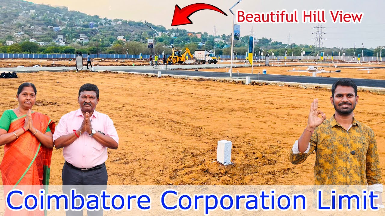 😍 மலை அடிவாரத்தில் இடம் வீடு வாங்கனுமா | Land for Sale in Coimbatore | Hill View Heaven