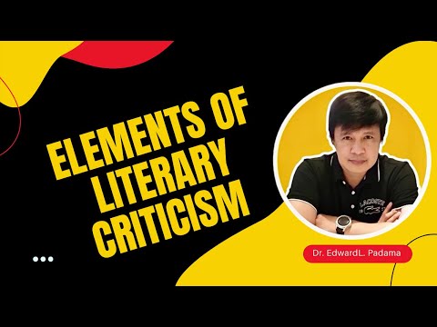 Video: What Are The Elements Of Composition In Literary Criticism