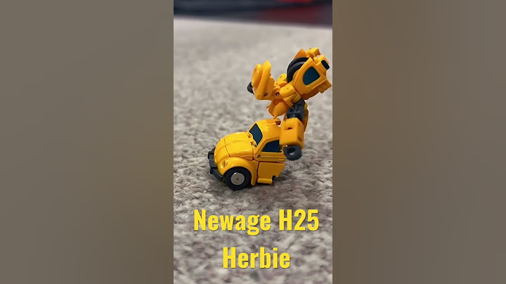 Transformers Stop Motion Short - Newage Herbie H25 (Bumblebee)