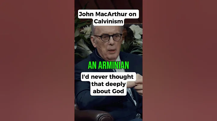 John MacArthur on the Doctrines of Grace #bible #reformedtheology