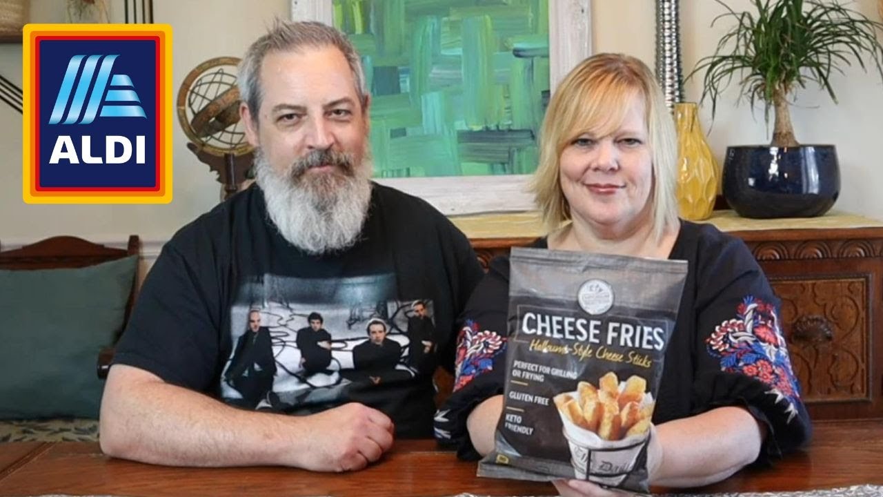ALDI CHEESE FRIES REVIEW THEY MADE FRIES OUT OF HALLOUMI ALDI FINDS