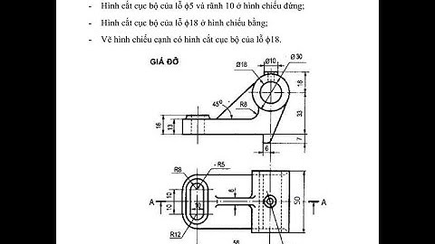 Bài 7. Học Solidworks cơ bản-Thực hành bằng bản vẽ