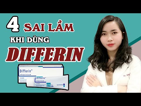 Kem Trị Mụn Differin - 4 SAI LẦM phổ biến khi dùng kem trị mụn DIFFERIN trong skincare routine trị mụn | Bs Nguyễn Ngọc