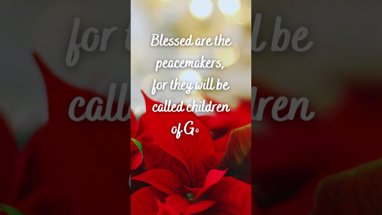 Matthew 5 9 NIV bibleverseoftheday YouTube Matthew 5 9 NIV bibleverseoftheday YouTube