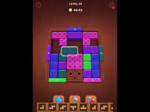 Wood Away Block Puzzle Level 38 Walkthrough #games #gaming #blockpuzzlegame