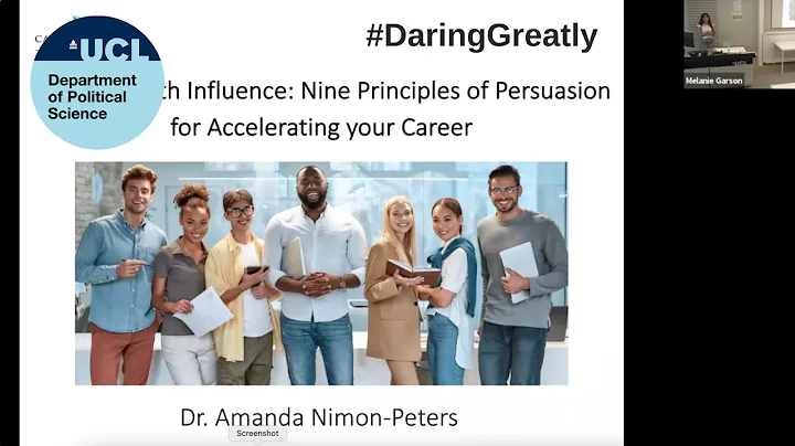 Working With Influence: Nine Principles of Persuas...