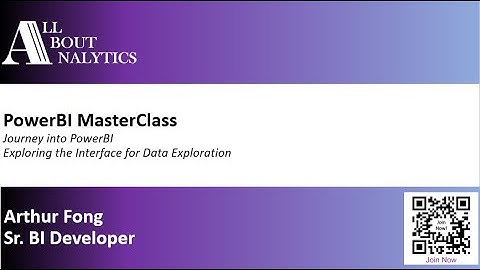PowerBI MasterClass [All in 60 Minutes] - Exploring the Interface