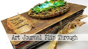 ART JOURNAL FLIP THROUGH