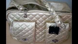 Kwigy-Bo Alex Luxe Dog Carrier in Gold