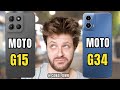 MOTO G15 VS MOTO G34 #speedtest  #viralvideo #motog  #motorola   #celular 📱 @canaldwn
