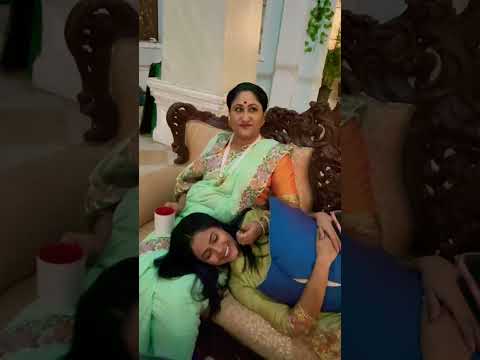 Benefits of shooting with Jayati ji 🥰😅 #sasuralsimarka2 #reema #aditi #karansharma #bts #fun