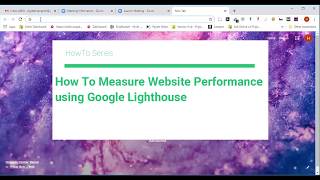 How to measure website performance using Google Lighthouse