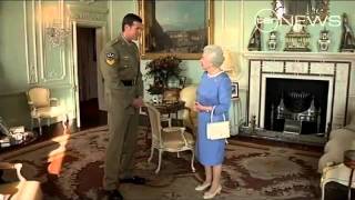 Victoria Cross recipient meets the Queen