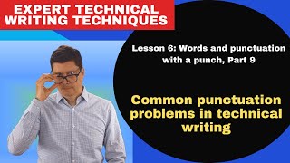 Common punctuation problems in technical writing
