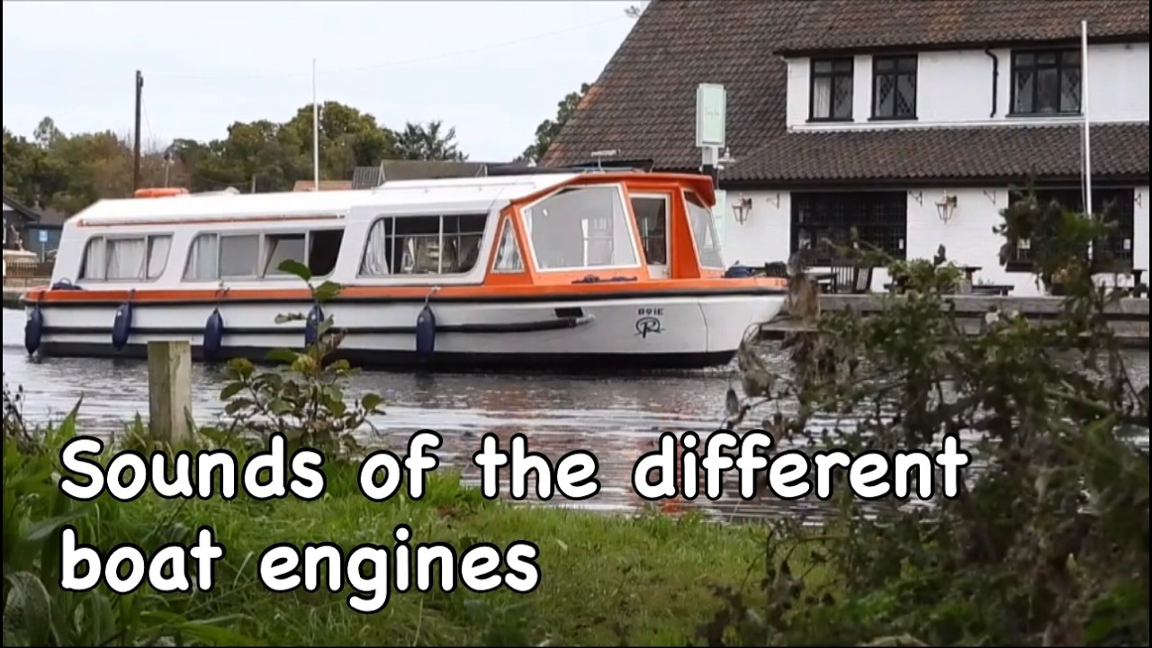 Sounds of the different boat engines