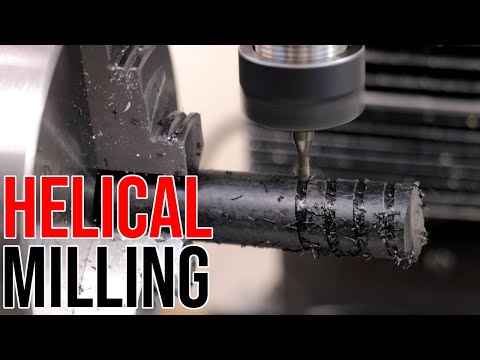 Helical Milling Attachment For The Milling