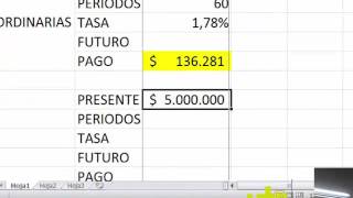 CALCULAR ANUALIDADES EN EXCEL CALCULAR ANUALIDADES EN EXCEL