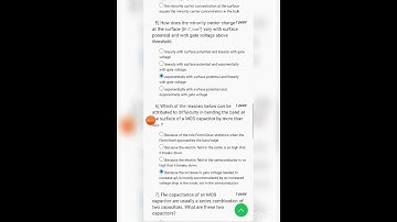 Fundamentals of semiconductor Devices NPTEL Assignment 7 solution Due date:13.03.2024
