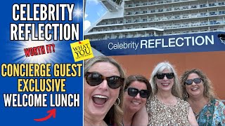 CELEBRITY CRUISE LINE * REFLECTION SHIP * Exclusive CONCIERGE Lunch * Menu Food TIPS Day 1 Guide Net Worth