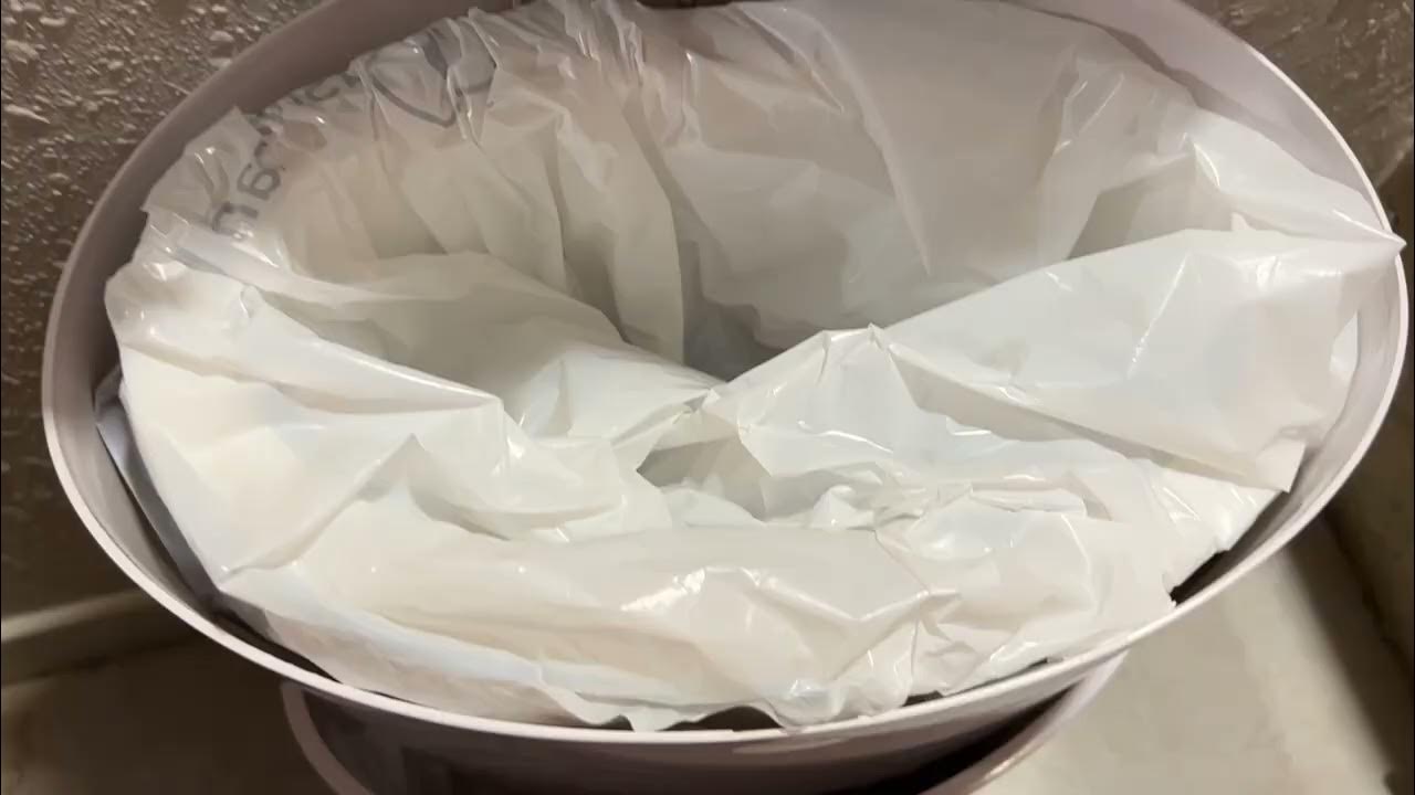 How to Use a Normal Trash Bag in Dekor Diaper Pail YouTube