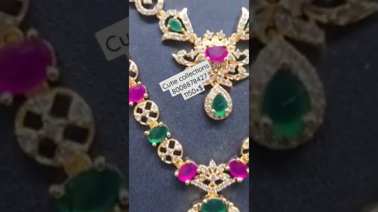 PREMIUM quality 2 layered haram with earringss 💥 Cutie collections 💥 8008878427//