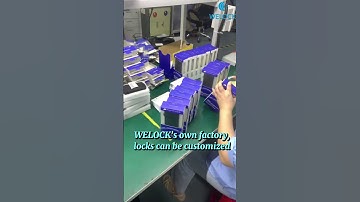 WELOCK has own factory,locks can be customized.  #welock #diy #smartlock