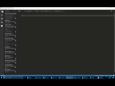 VS Code Extensions: mssql and vscode-database