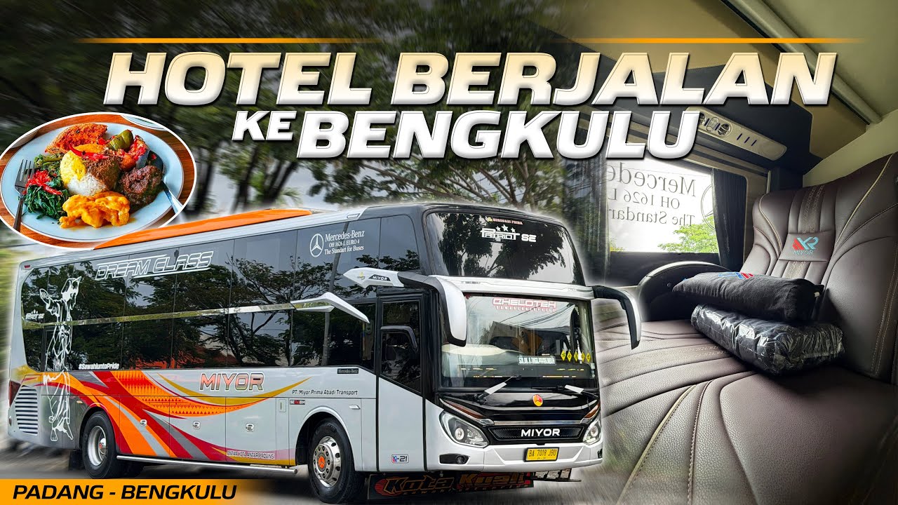 GEBRAKAN MIYOR BUKA RUTE BARU KE BENGKULU‼️Trip Padang - Bengkulu with MIYOR Dream Class