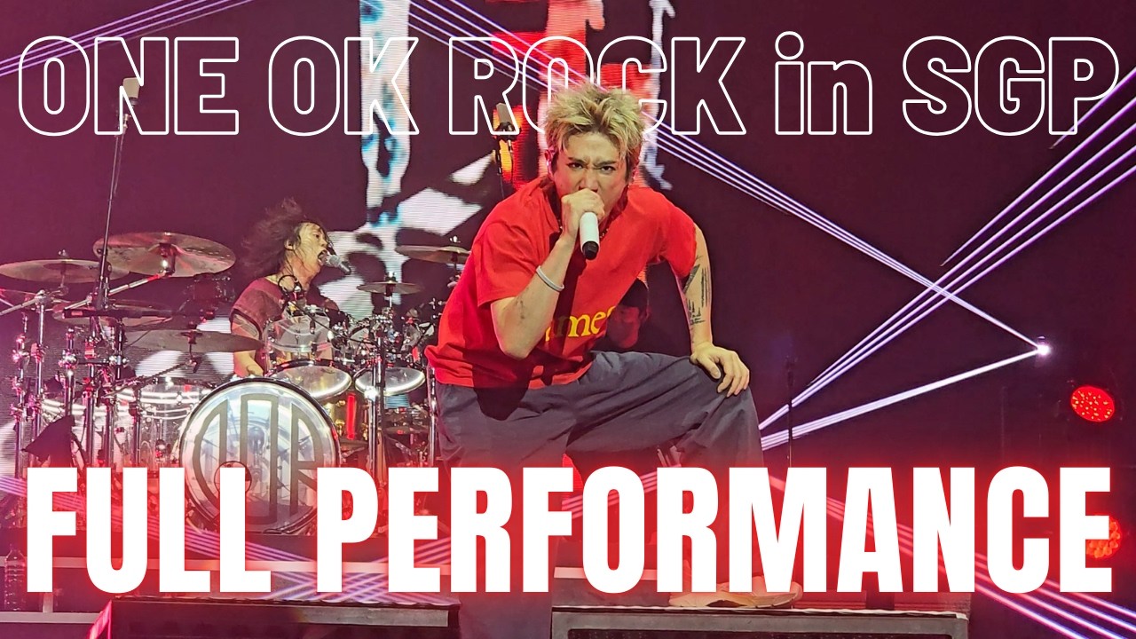 4K] ONE OK ROCK in Singapore - DETOX Asia Tour 2026 ワンオク