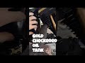 I Pinstriped an Oil Tank with GOLD Checker Flag Pattern