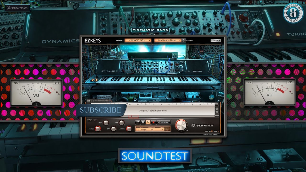 Cinematic PADS Toontrack EZkeys SOUNDTEST YouTube