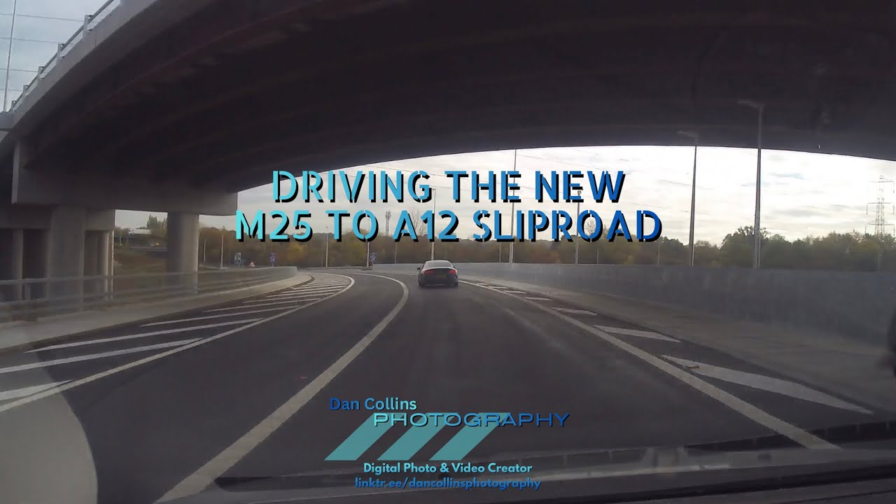 DRIVE: Driving The New M25 to A12 Sliproad [Recorded in 1440, upscaled to 4K UHD]