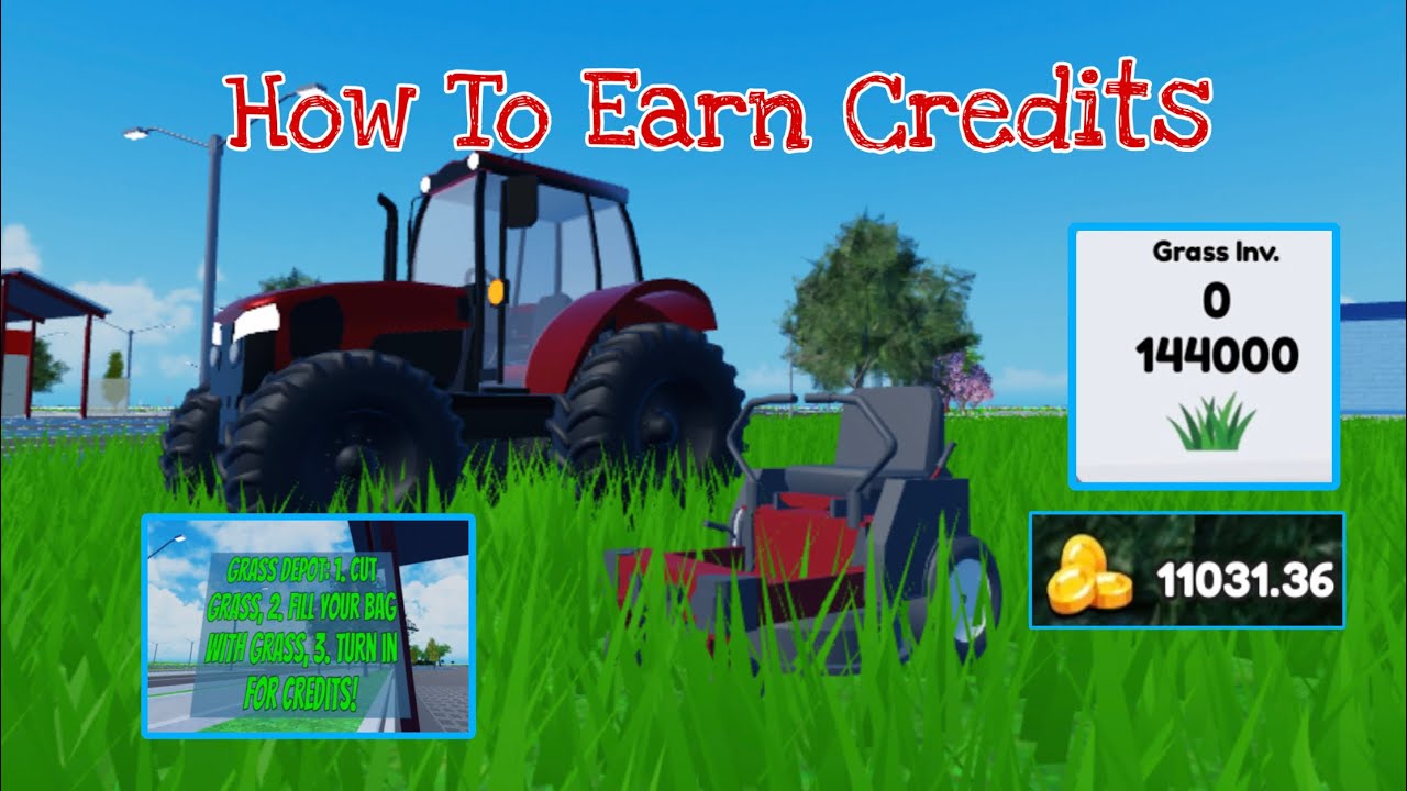 How To Earn Credits in Cut The Grass Rp Roblox *Updated* YouTube