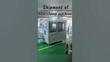 Shipment of Hose Clamp Machine #automatic #machine #shorts #hoseclamp #clips