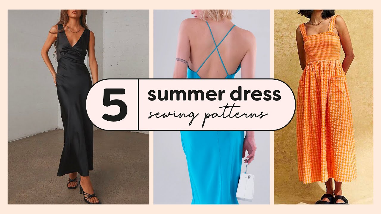 5 Summer Dresses You Should Sew! + FREE PATTERN! 🌸 