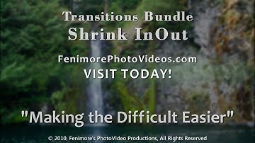 ProShow Producer 4.5 - FPVP Transitions: Shrink InOut