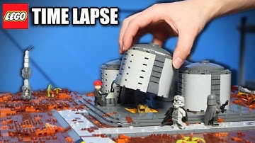 Building A 50K Piece Imperial Base In Under 10 Minutes | LEGO Star Wars Time Lapse!