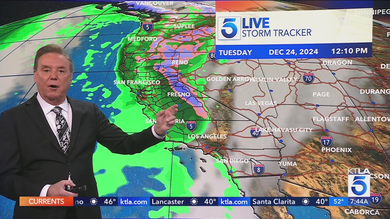 Here's when Christmas Eve rain is most likely arrive in SoCal - YouTube