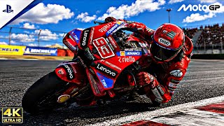 MotoGp 26 PS5 PRO™ [4K60FPS] HDR Gameplay | Marc Marquez Ducati | Silverstone GP
