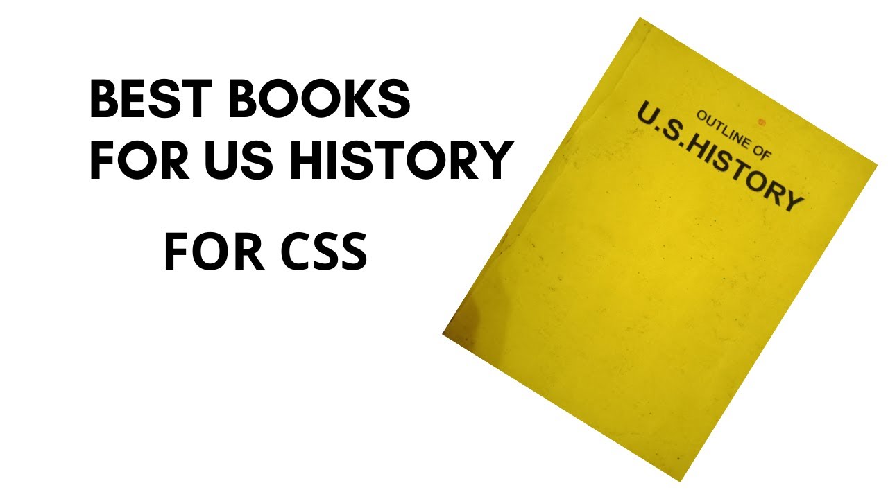 Best books for US history/ how to prepare US history for CSS 