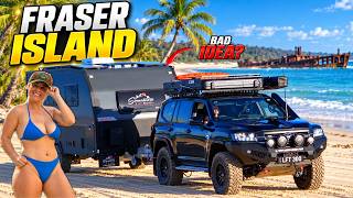 Can You REALLY Tow a 3T Caravan Across Fraser Island? We Tried…