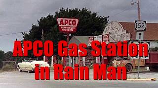 APCO Gas Station in Rain Man