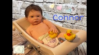 New Bath Time For Silicone Baby Boy Connor