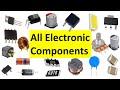 All electronic components names pictures and symbols